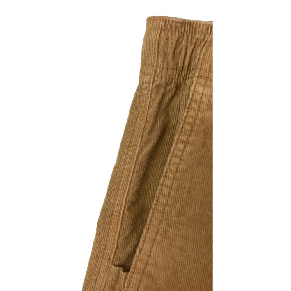 Men's prAna Canyon Camp Short Corduroy Drawstrings Brown Size XL NWT